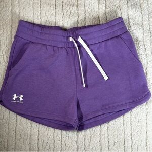 Under Armour | Rival | Fleece‎ | Athletic | Short | Purple | YLG | NWT